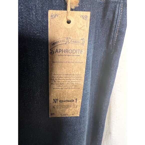 NWT Aphrodite women’s blue jeans size 3XL distressed back pockets stretch high w - Picture 8 of 12